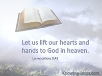 Lamentations 3:41